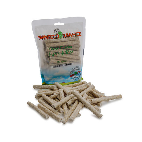 FarmFood Rawhide Dental Munchie Hart hondensnack 35 stuks