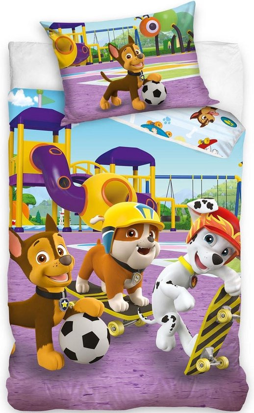 PAW Patrol Dekbedovertrek Speeltuin - Katoen 70 x 90 cm