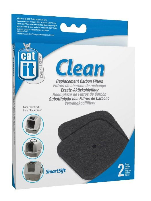 Catit koolstoffilter navulling kattentoilet 2st