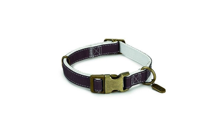 DBL Nylon Halsband Virante Bruin 35-50x2cm