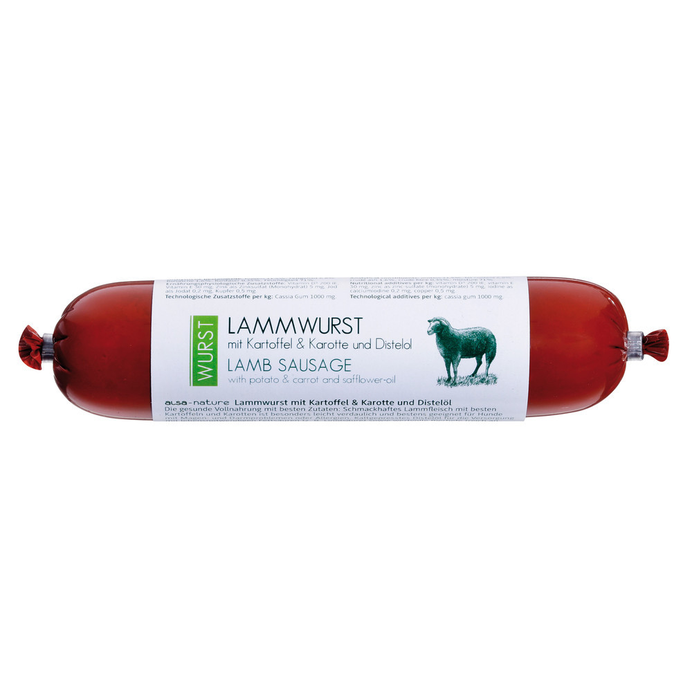 alsa-nature Lamsworst met aardappel & wortelen, 6 x 800 g