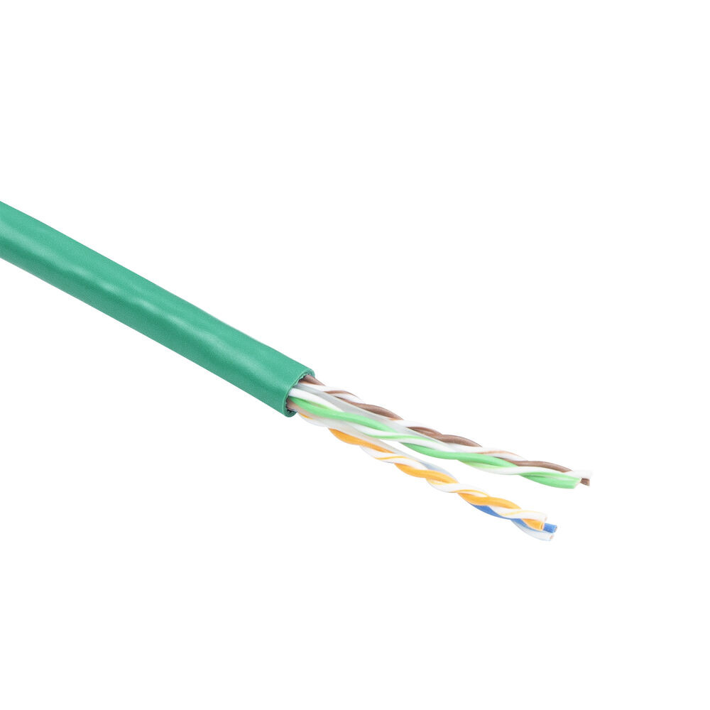 ACT EP457B CAT6A U/UTP PVC Patchkabel Groen - 305 meter