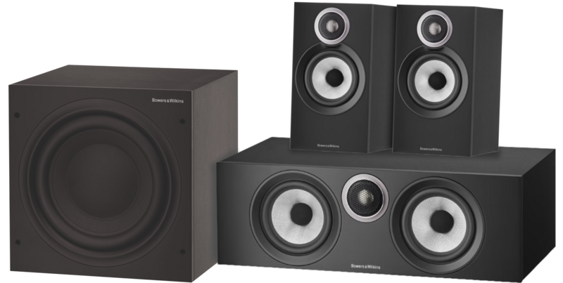 Bowers & Wilkins HTM6 S3 + 606 S3 + ASW610 Zwart