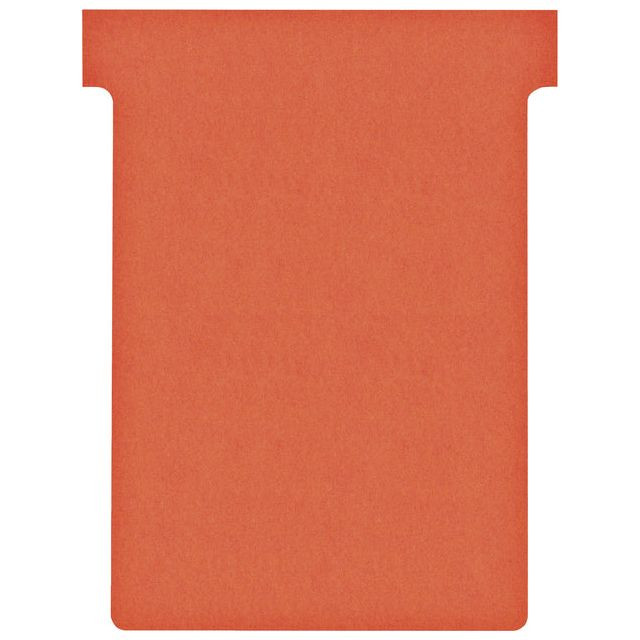 Nobo T-planbordkaarten index 3, ft 120 x 92 mm, rood