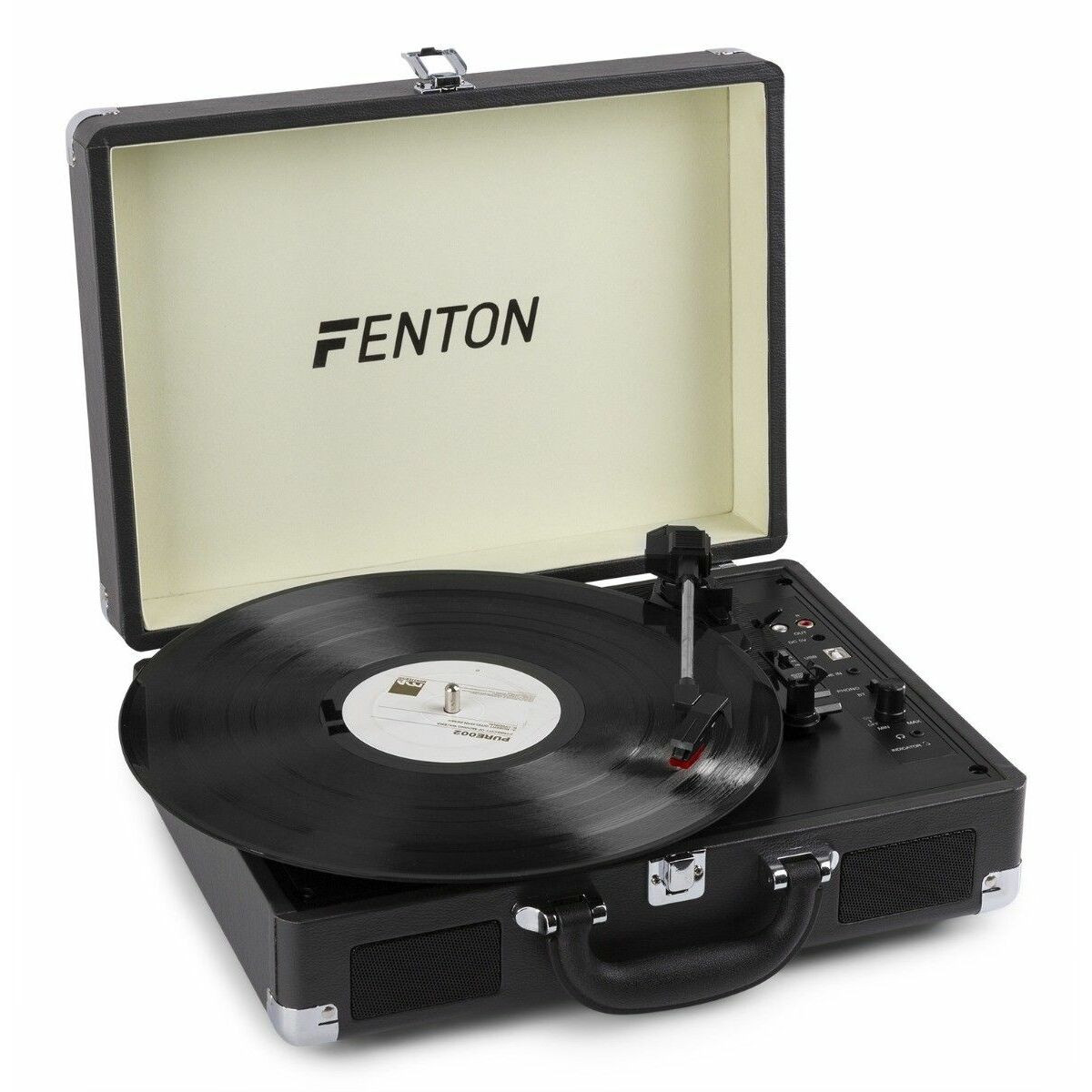 Retourdeal - Fenton RP115C platenspeler met Bluetooth en USB - Zwart