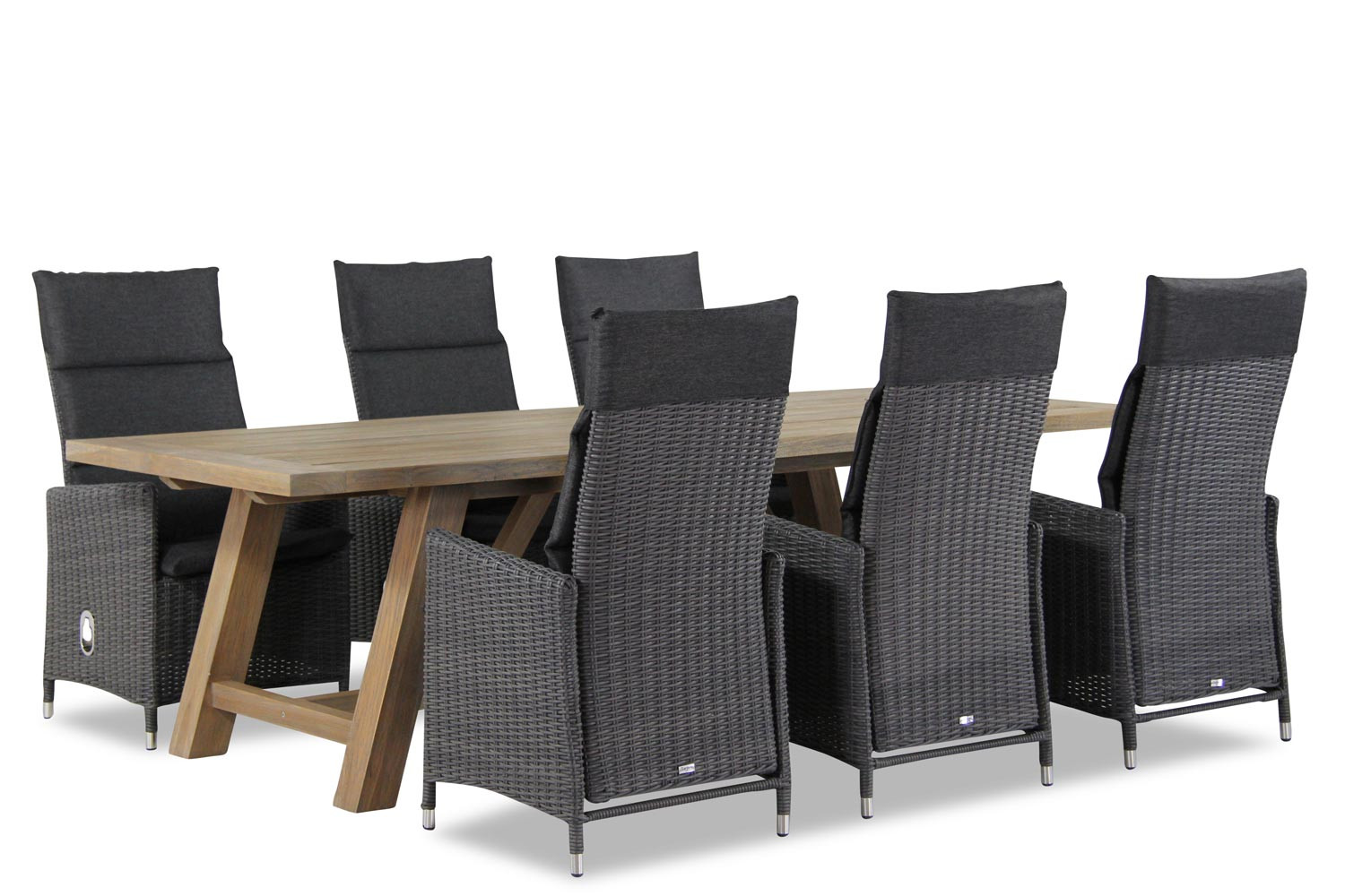 Garden Collections Madera/Lazio 260 cm dining tuinset 7-delig