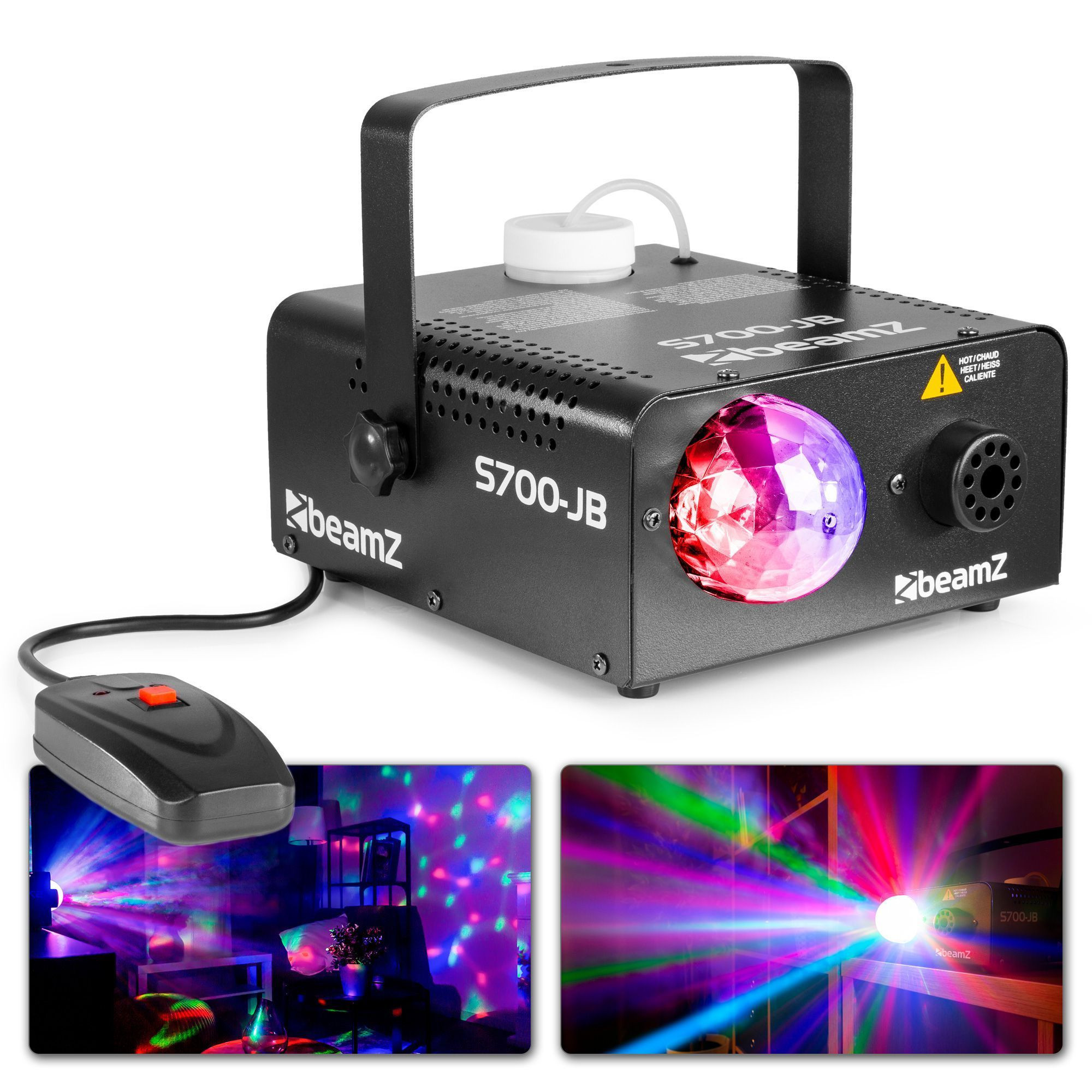 BeamZ S700-JB rookmachine 700 watt met Jelly Ball lichteffect