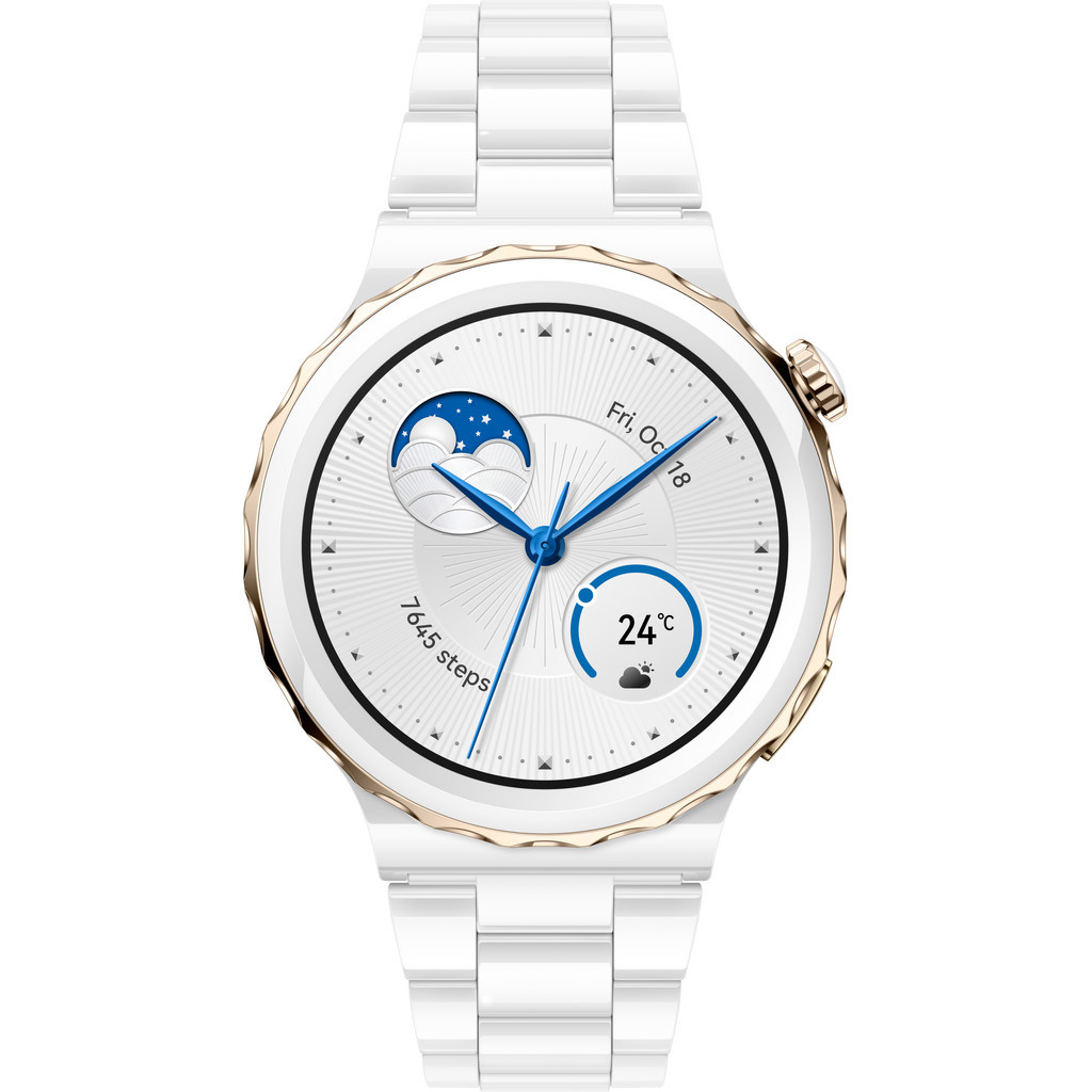 Huawei Watch GT 3 Pro Keramiek Classic Wit 43 mm