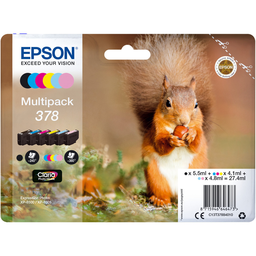 Epson 378 Cartridges Combo Pack