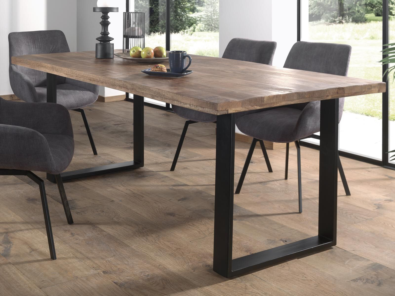 Eettafel NICO 200 cm mangolia naturel