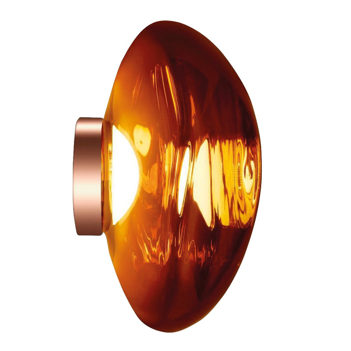 Tom Dixon Melt Surface Wand- en Plafondlamp Koper LED