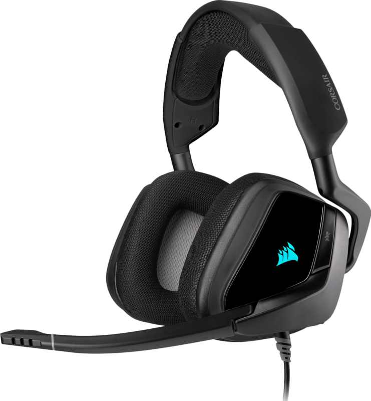 Corsair Void RGB Elite USB Premium Gaming Headset PC Carbon/Zwart