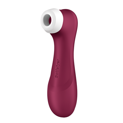 Pro 2 Generation 3 - Double Air Pulse Vibrator - Liquid Air and Connect App - Wine Red