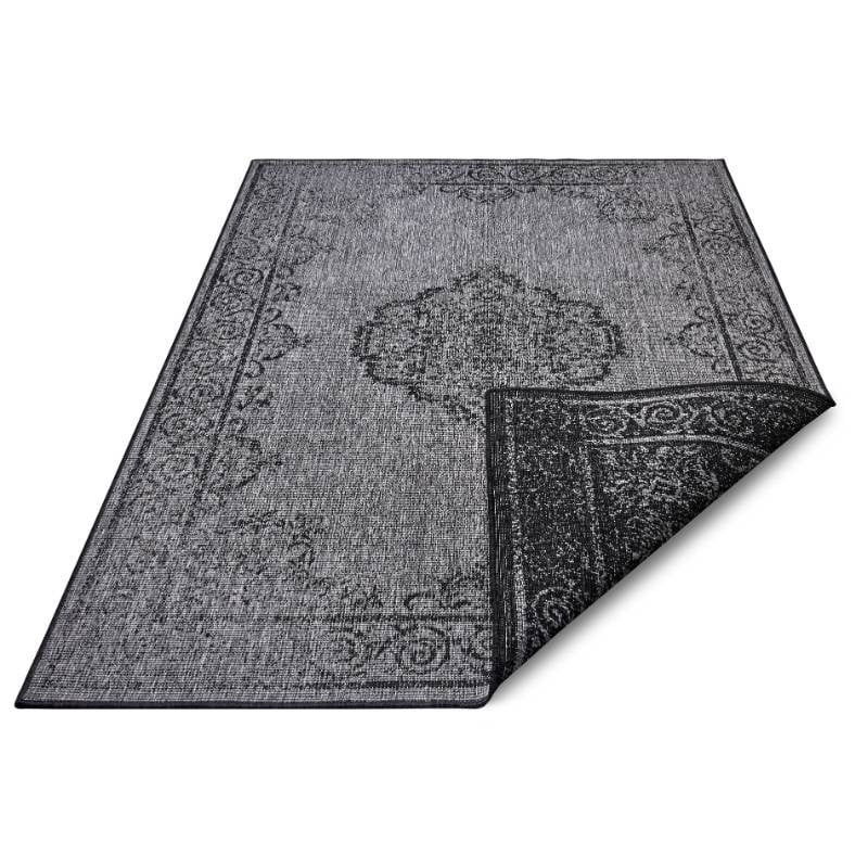 Dubbelzijdig vloerkleed Triomphe Zwart - NORTHRUGS Twin Supreme - 200x290 cm - Rechthoek - Dekbed-Discounter.nl