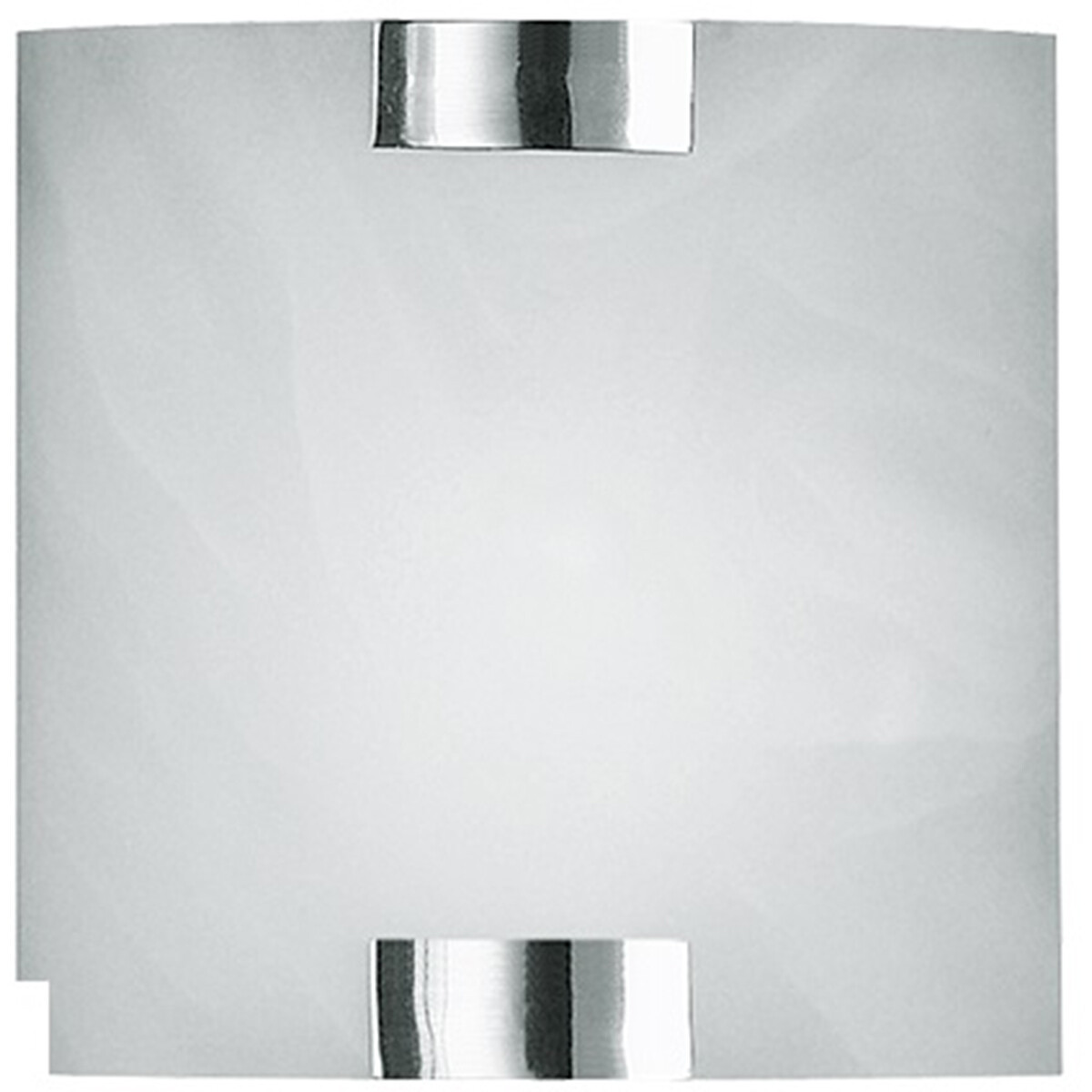 LED Wandlamp - Wandverlichting - Trion Mata - E14 Fitting - Vierkant - Mat Chroom - Aluminium