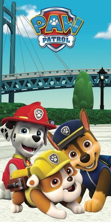 Paw Patrol Strandlaken brug 70 x 140 cm