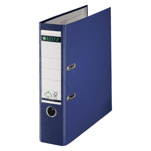 Ordner Leitz A4 80mm PP blauw | 1 stuk