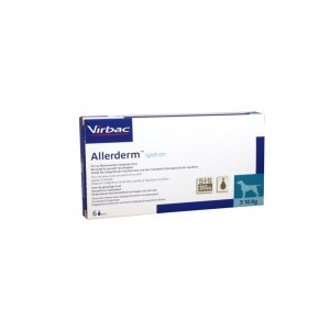 Virbac Allerderm Spot-on voor honden vanaf 10 kg 2 x 6 pipetten