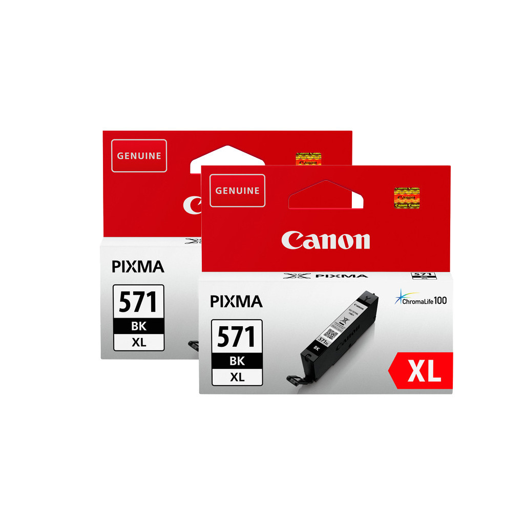 Canon CLI-571XL Cartridges Fotozwart Duo Pack