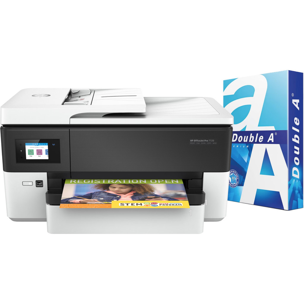 HP Officejet 7720 + 500 vellen A4 papier