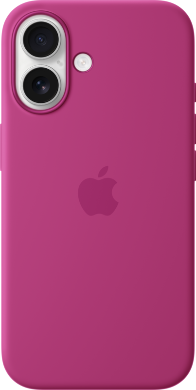 Apple iPhone 16 Back Cover met MagSafe Fuchsia