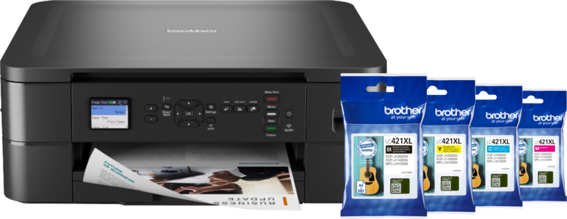 Brother DCP-J1050DW + 1 set extra inkt