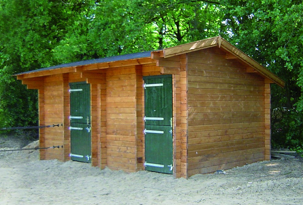 Paardenstal duo 7,5x3,8m