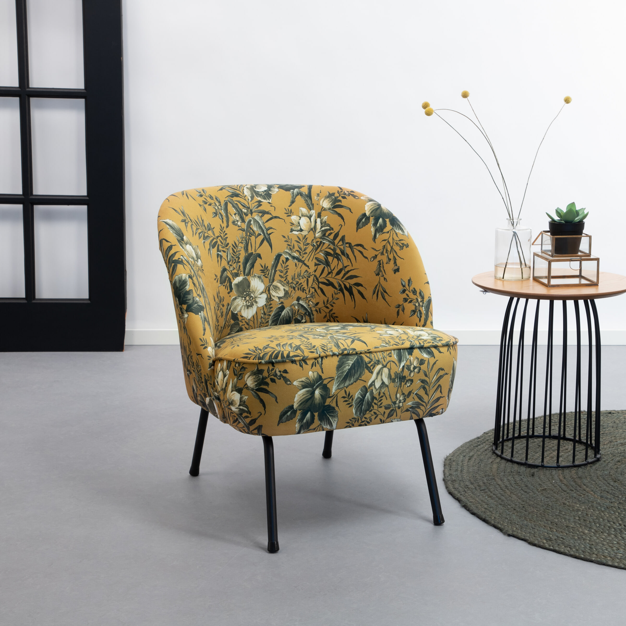 BePureHome Fauteuil Vogue Poppy Velvet