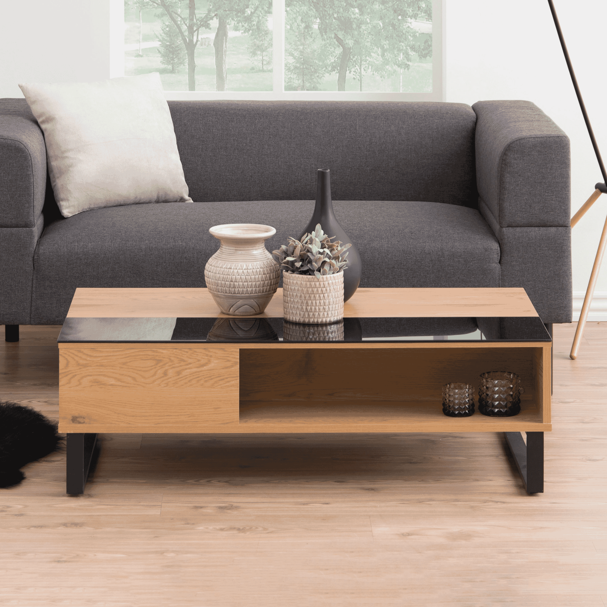 Bendt Salontafel Aino Met verhoging, 110 x 60cm - Hout