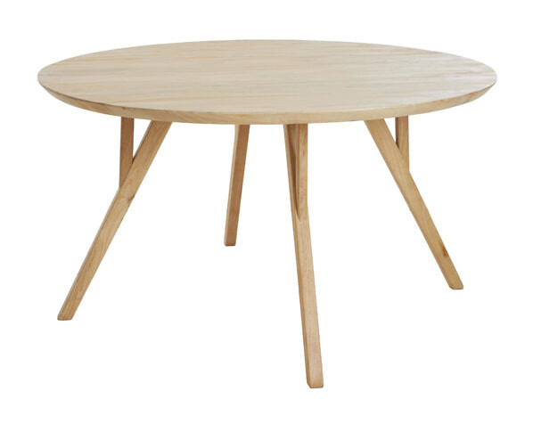 Light & Living Ronde Eettafel Quenza Mangohout, 140cm - Naturel