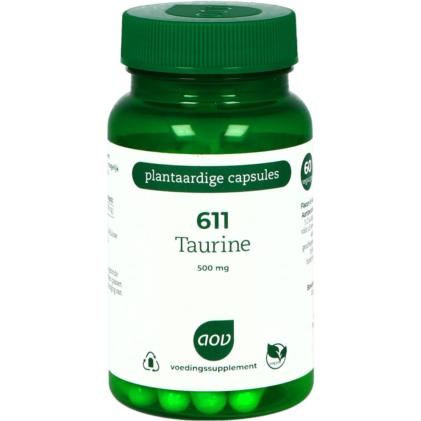 611 Taurine 500 mg