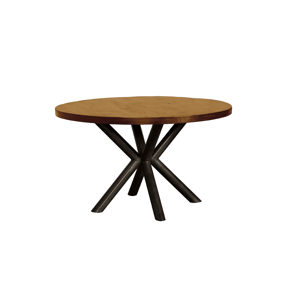 Tower Living Ronde Eettafel Selva Mangohout, ø130cm - Naturel