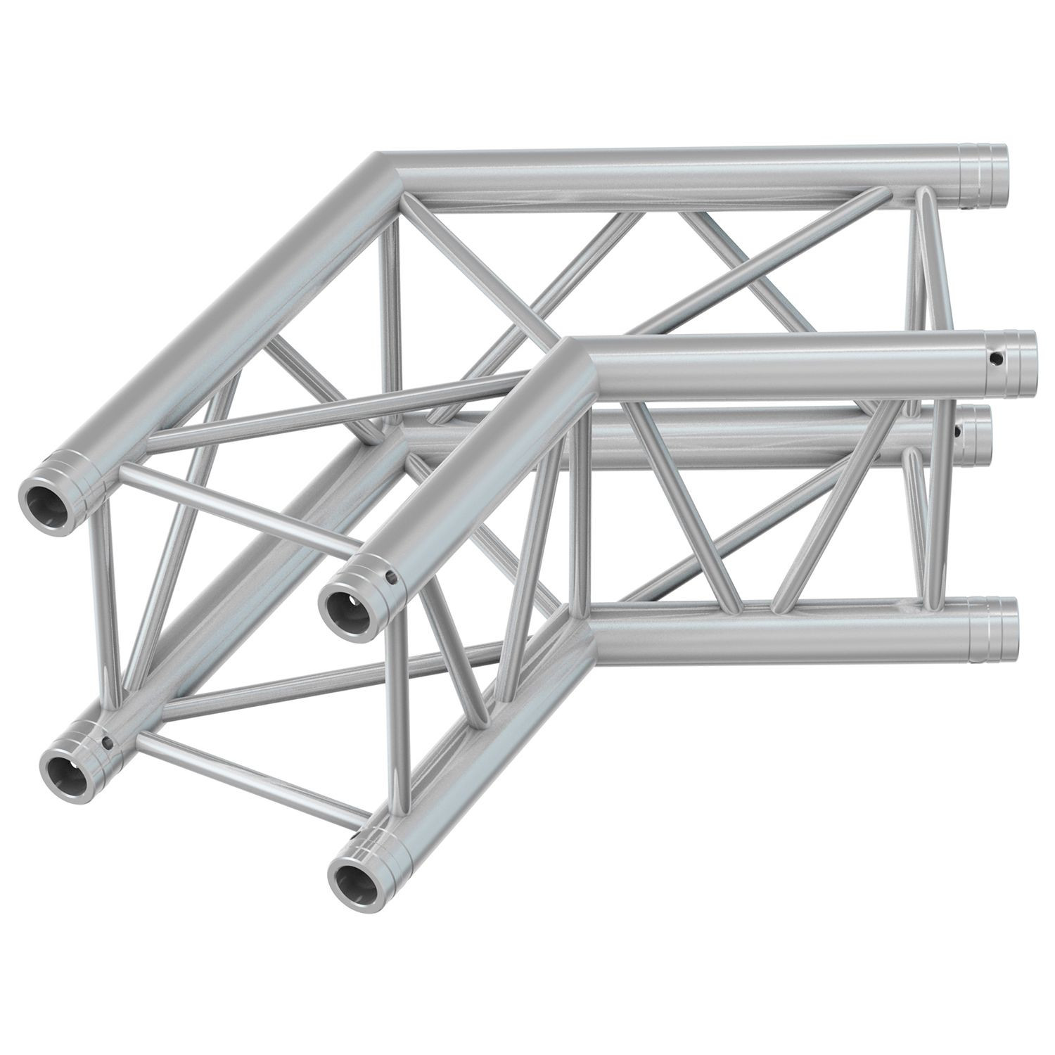 BeamZ Truss P30-C22 vierkante truss 120° 2-weg hoek