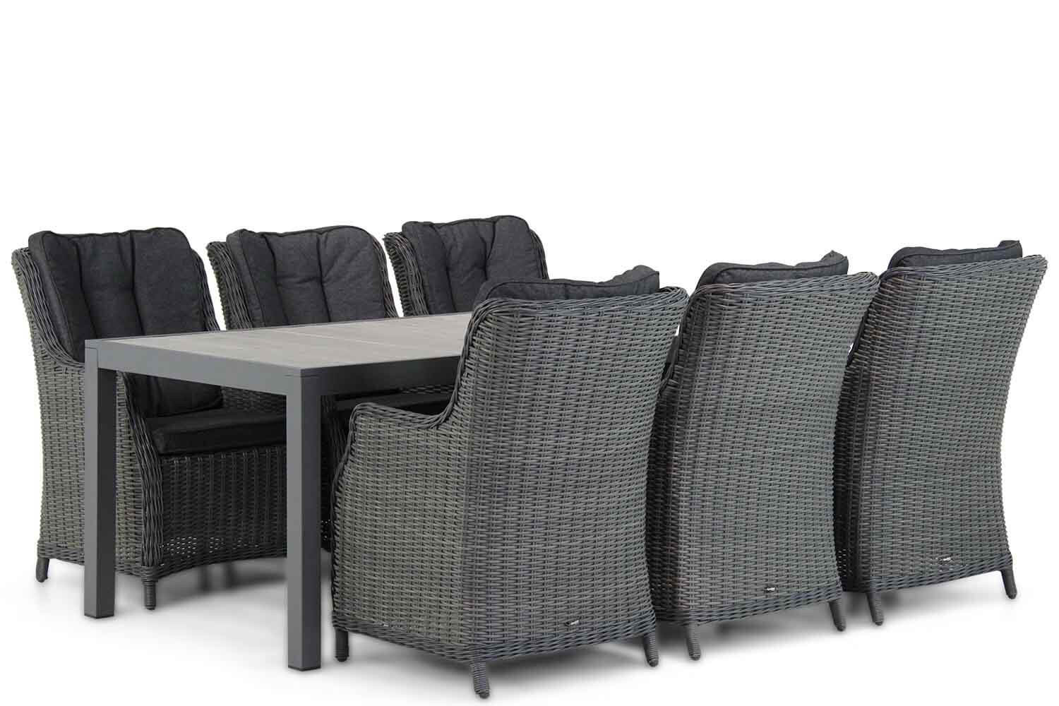 Garden Collections Buckingham/Residence 220 cm dining tuinset 7-delig