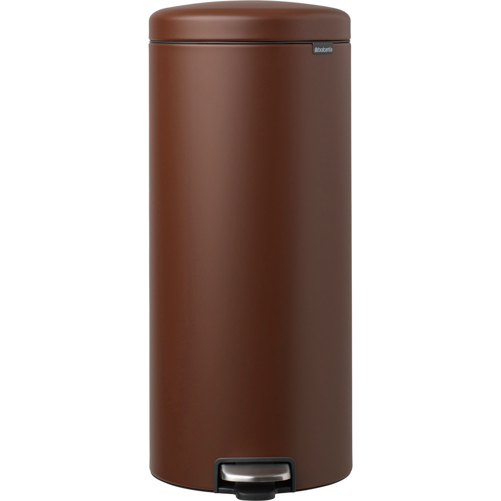 Brabantia NewIcon Pedaalemmer 30 Liter Mineral Cosy Brown