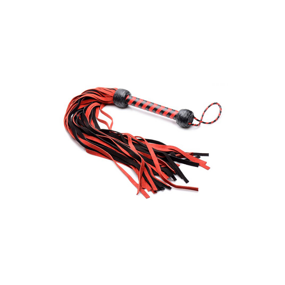 XR Brands Suede Flogger