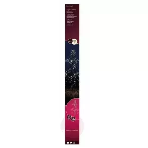 Lumineo Kerstverlichting Led light-up boom | l135cm x 240 lampjes | warm wit