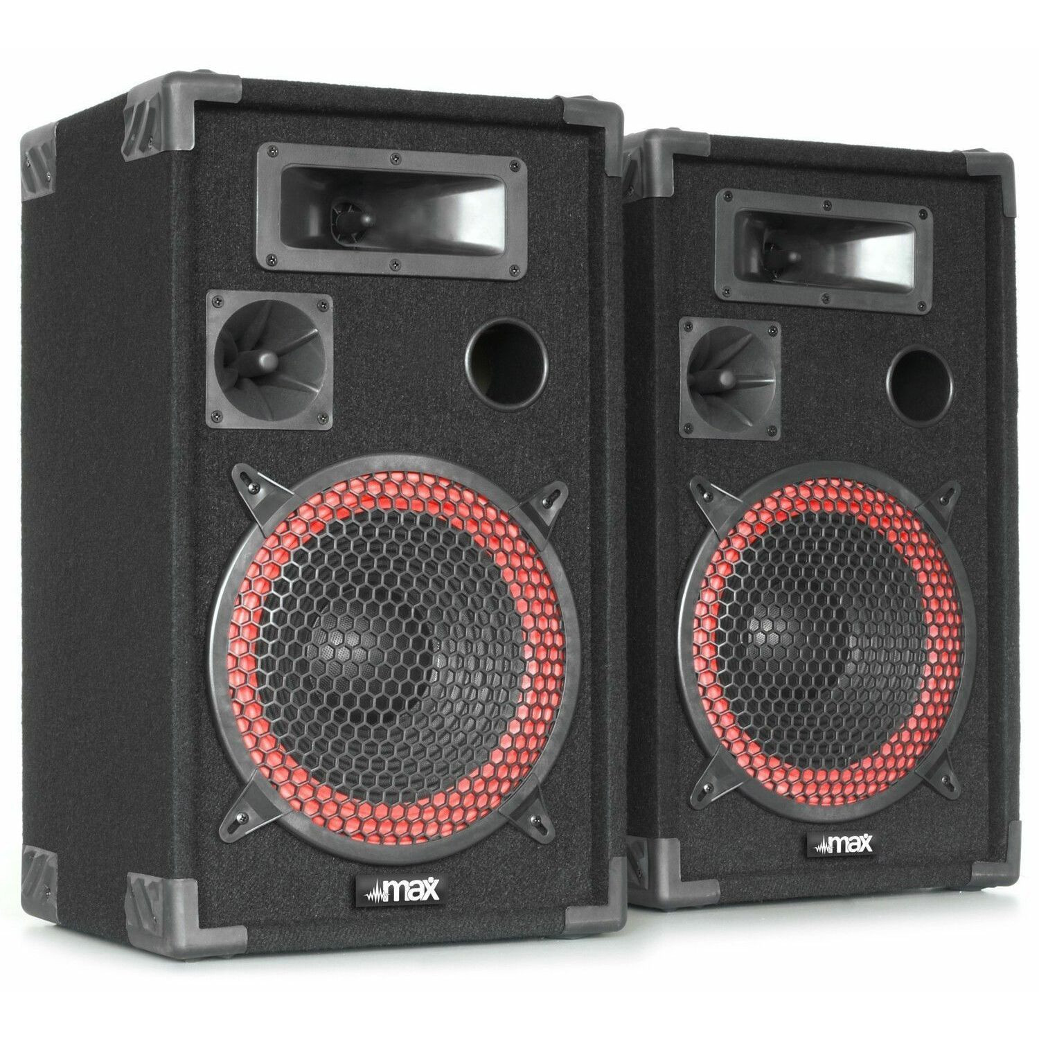 Retourdeal - MAX XEN-3510 set PA luidspreker boxen 10" 700W