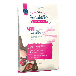 Sanabelle Adult kattenvoer met gevogelte 10 kg