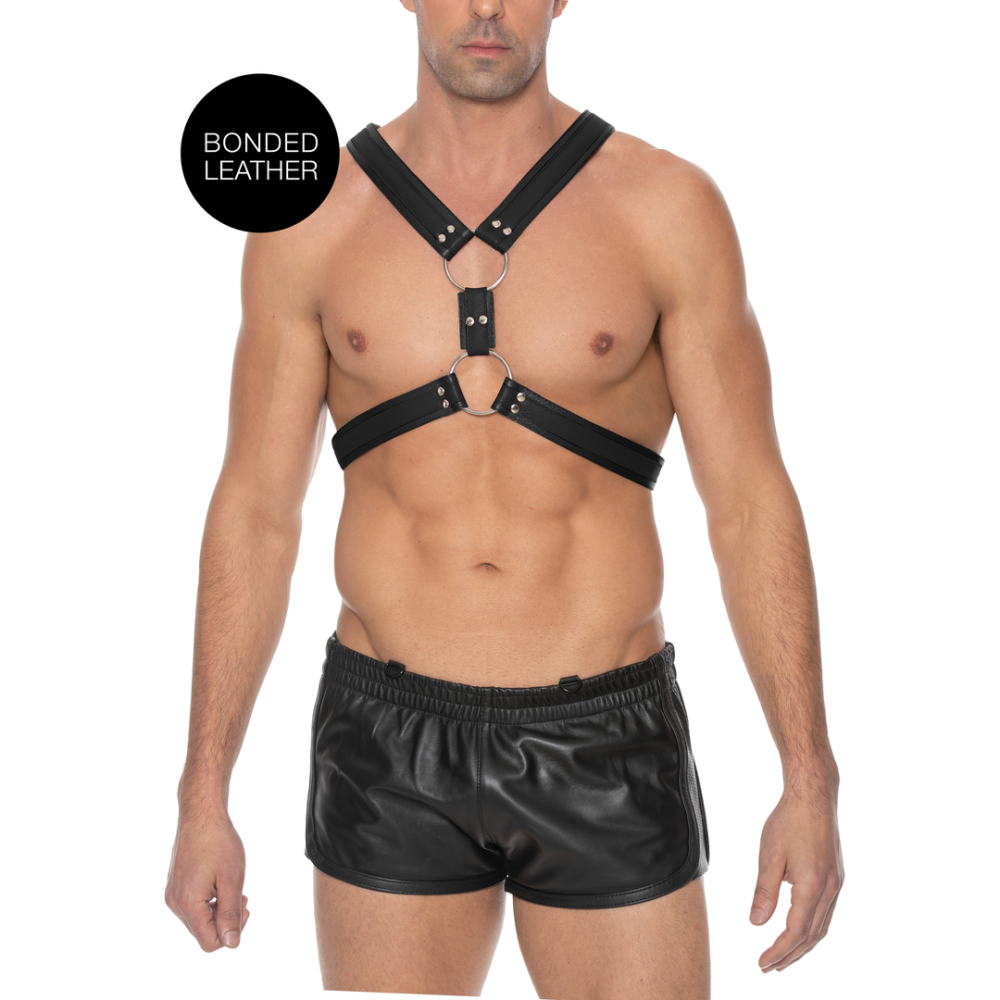 Ouch! by Shots Scottish Leather Harness - L/XL