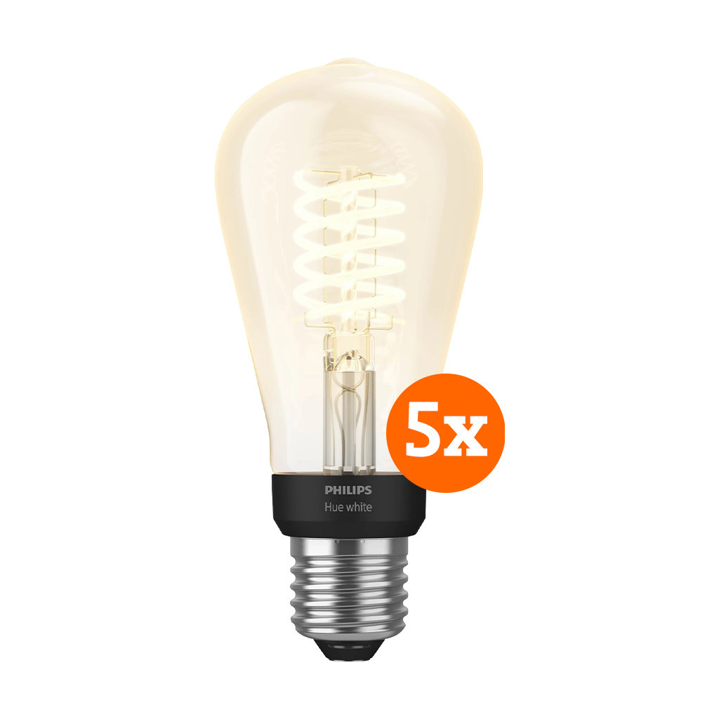 Philips Hue Filament White Edison 5-pack