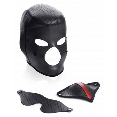 XR Brands Scorpion - Face Mask with Removable Blindfold and Mouth Mask