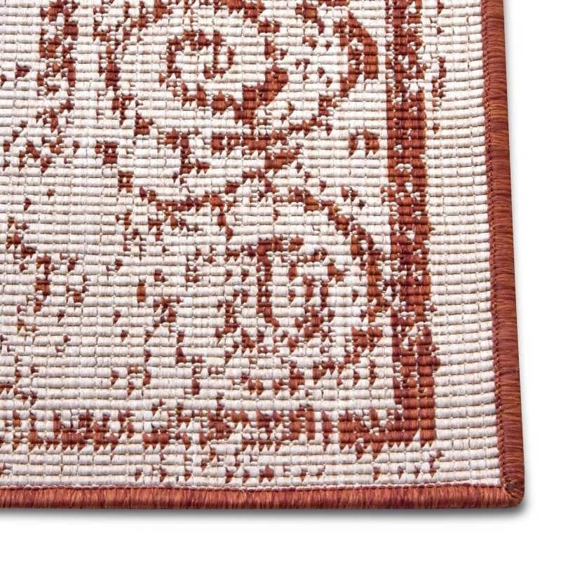 Dubbelzijdig vloerkleed Triomphe Terra Crème Rood - NORTHRUGS Twin Supreme - 200x290 cm - Rechthoek - Dekbed-Discounter.nl