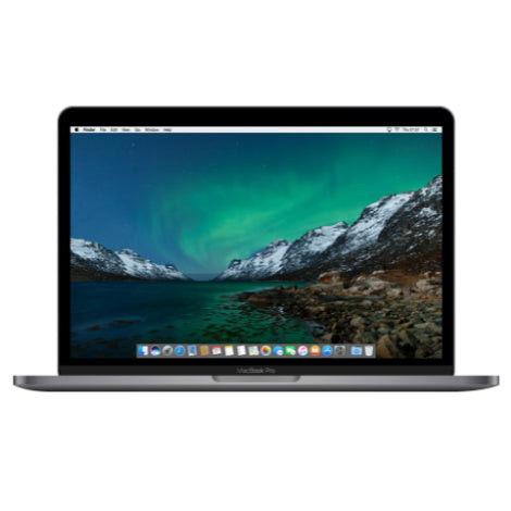 Refurbished MacBook Pro Touchbar 13 inch i7 3.3 Ghz 16 GB 256 GB Spacegrijs Licht gebruikt