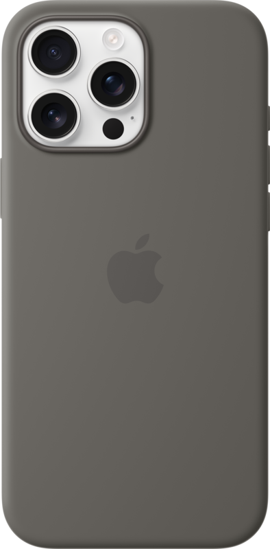 Apple iPhone 16 Pro Max Back Cover met MagSafe Rotsgrijs