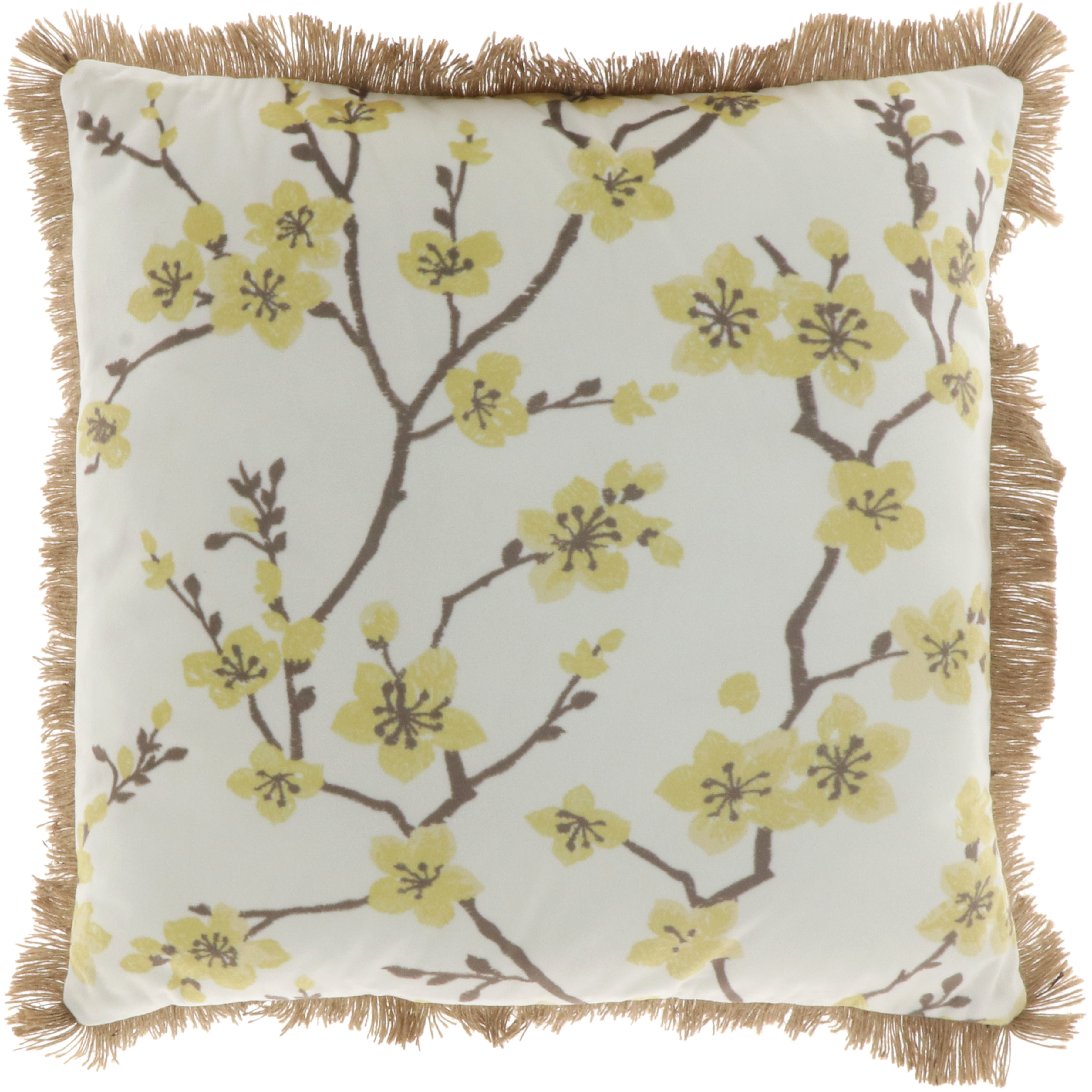 Sierkussen Hava 45x45cm Soft Yellow