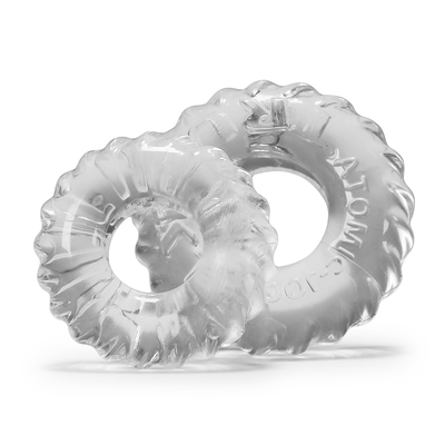 Oxballs Truckt - 2-pack Stretchy Cockring - Clear