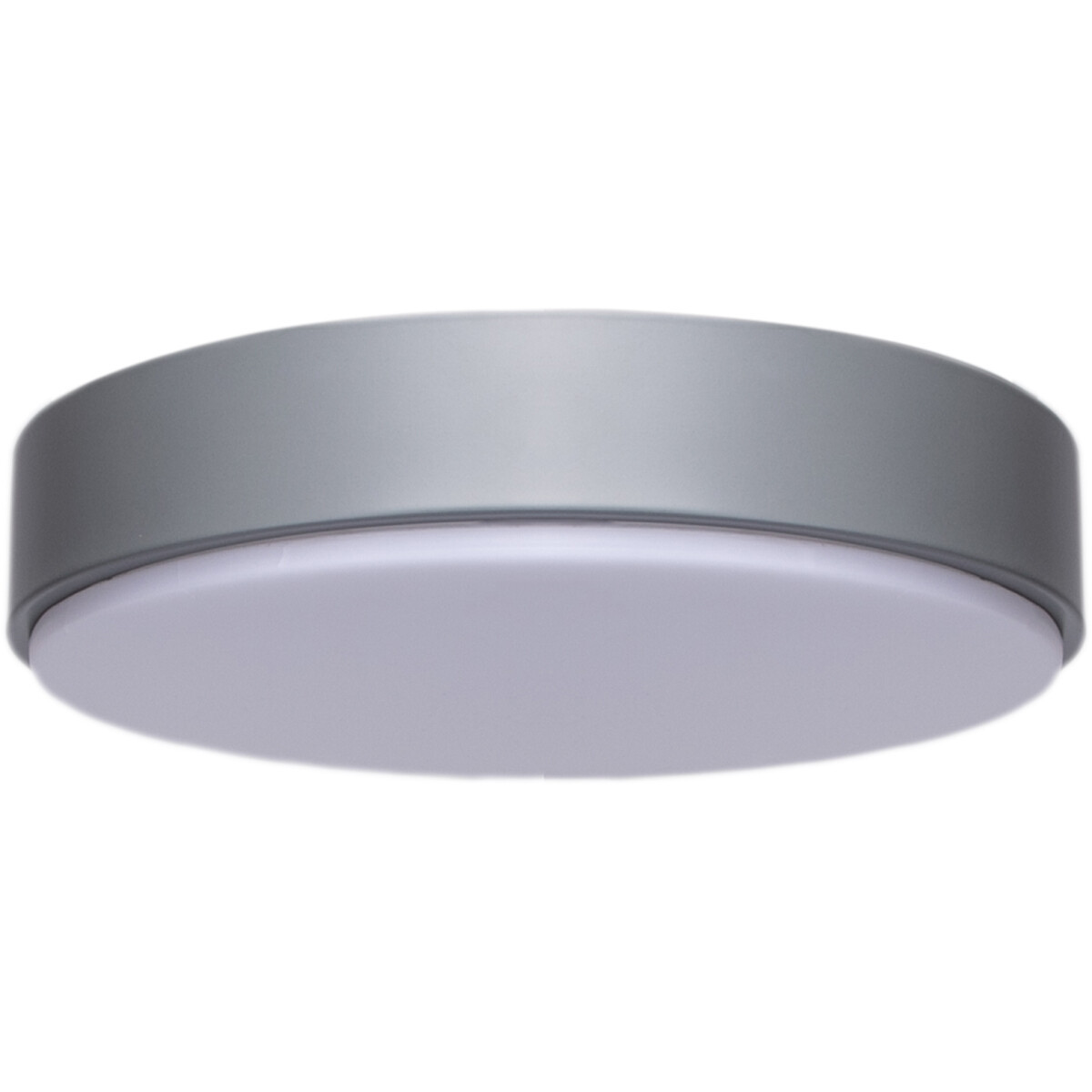 LED Plafondlamp - Aigi Santi - Opbouw Rond 20W - Natuurlijk Wit 4000K - Mat Grijs - Aluminium