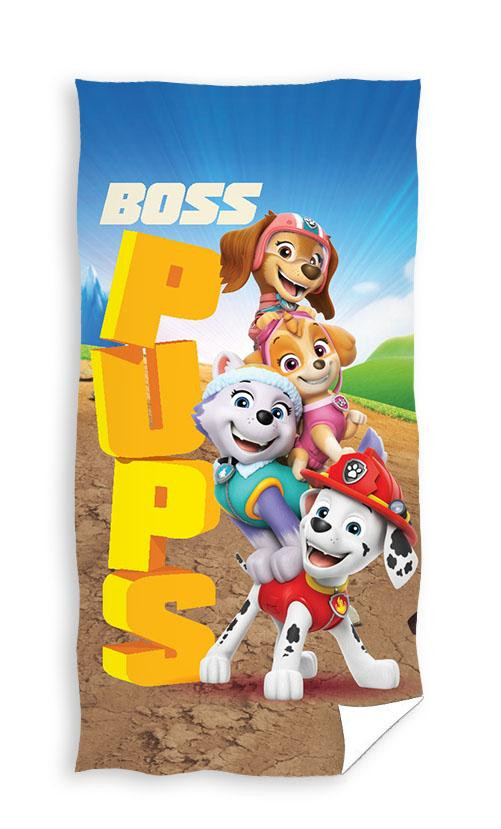 Paw Patrol strandlaken Boss Pups 70 x 140 cm