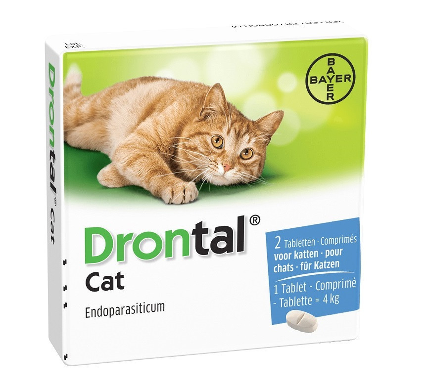 Drontal Cat ontwormingsmiddel kat 4 tabletten